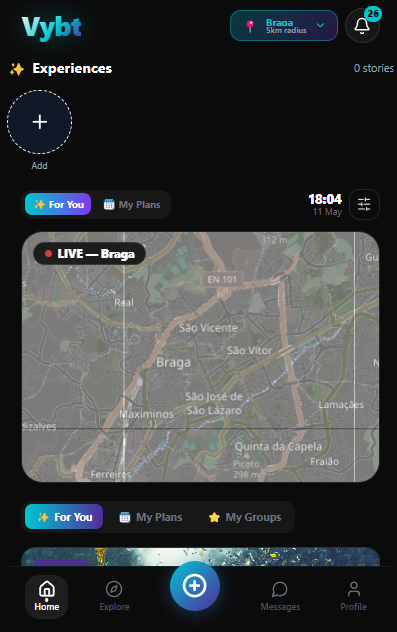 Web App de Vybt